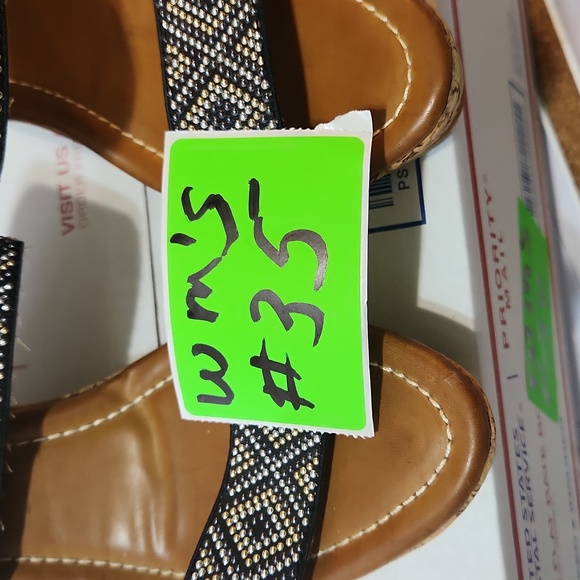 2 LIP TOO 💋 WEDGES SANDAL SIZE 6 - Picture 12 of 12